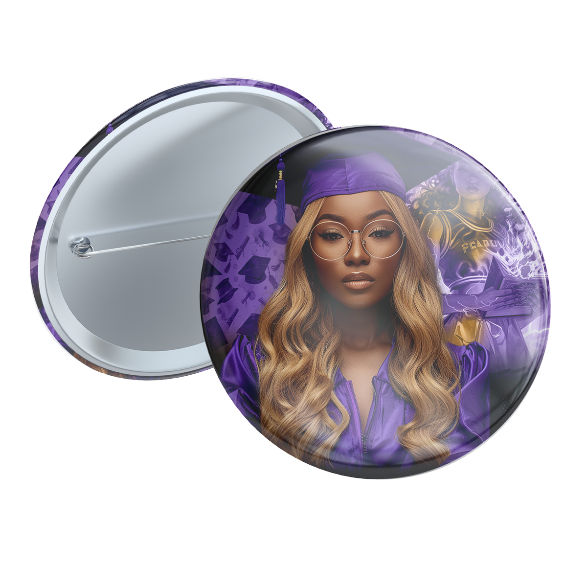 Graduation 2024 Custom Button Set