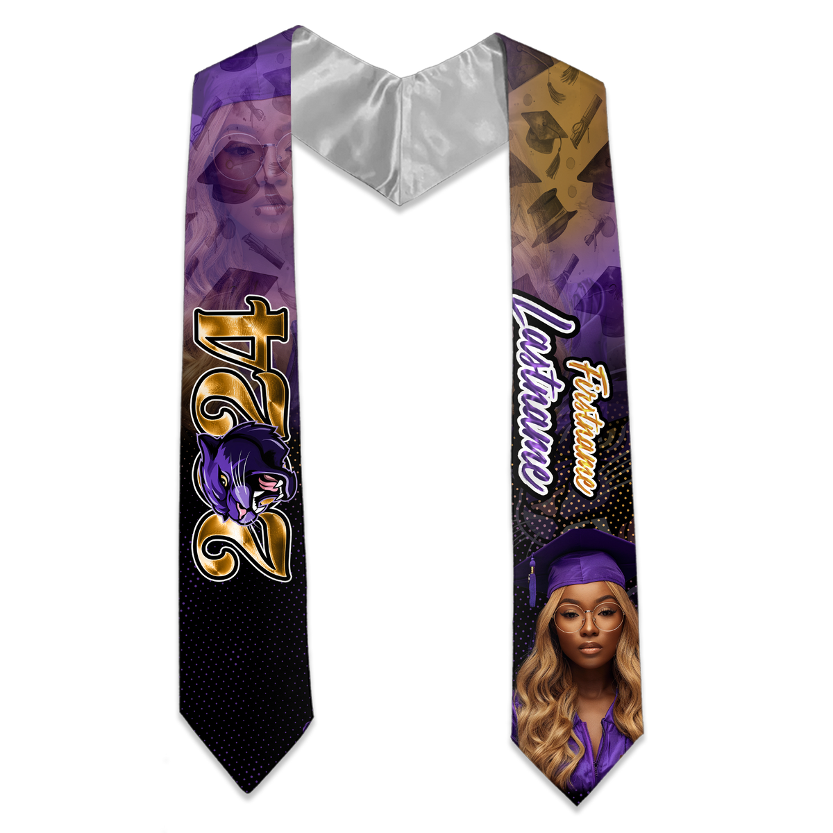 Senior 2024 Graduation Personalized Photo Stole