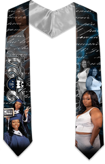 VW Senior 2024 Graduation Personalized Photo Stole