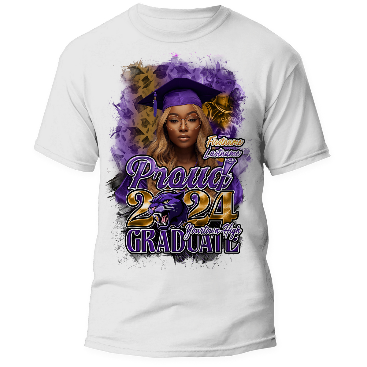 Graduation 2024 Senior Custom Photo Shirt