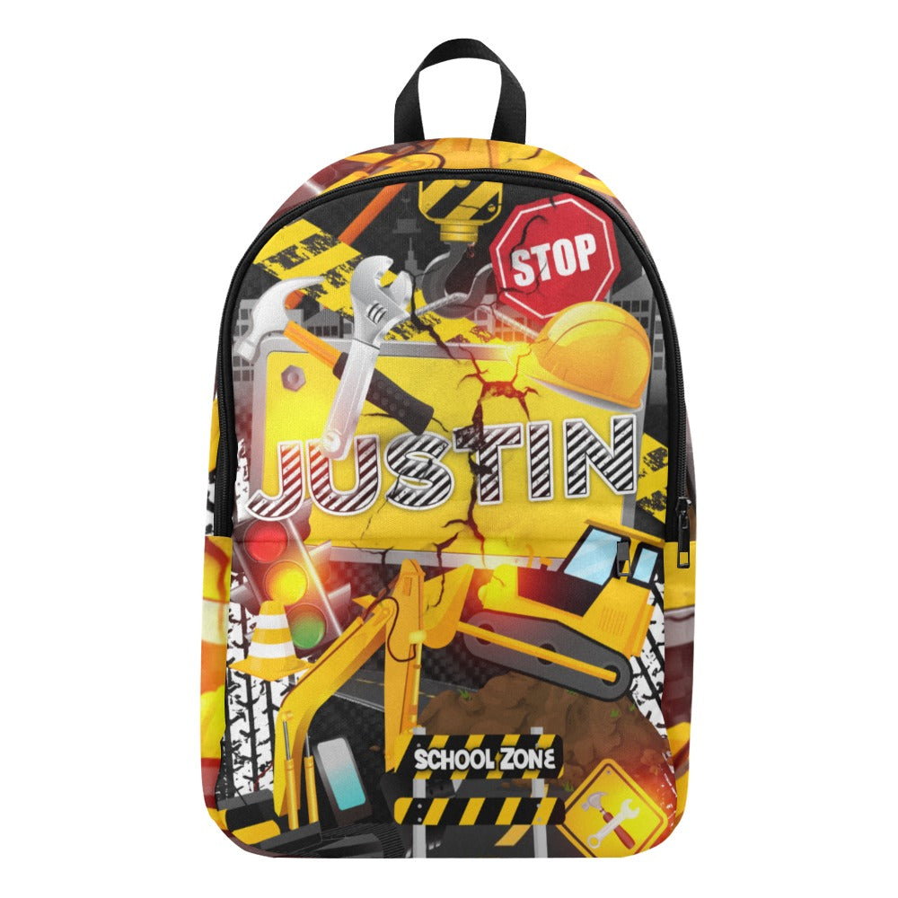 Construction Style Customize Bookbag