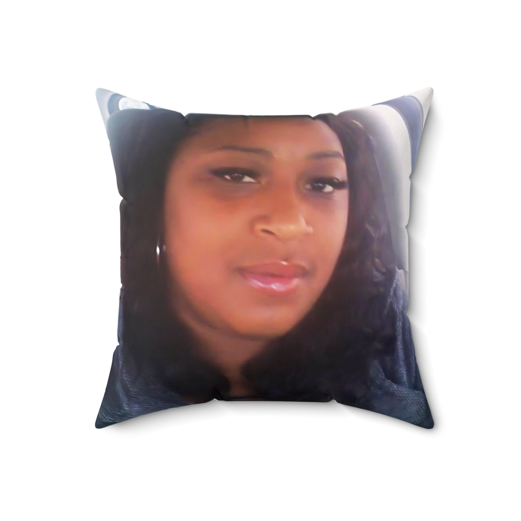 Customized Photo Spun Polyester Square Pillow