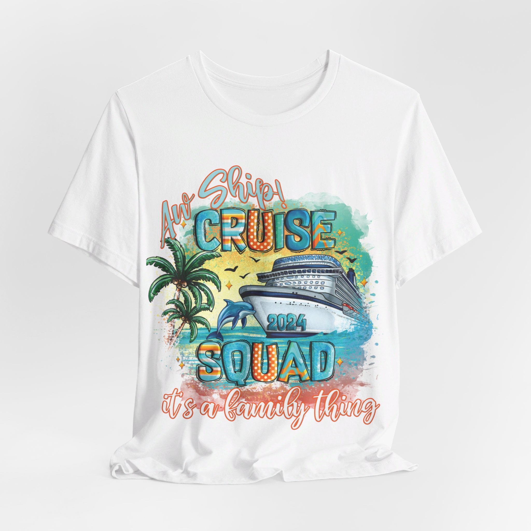 Aw Ship! Cruise Squad Unisex Jersey Short Sleeve Tee