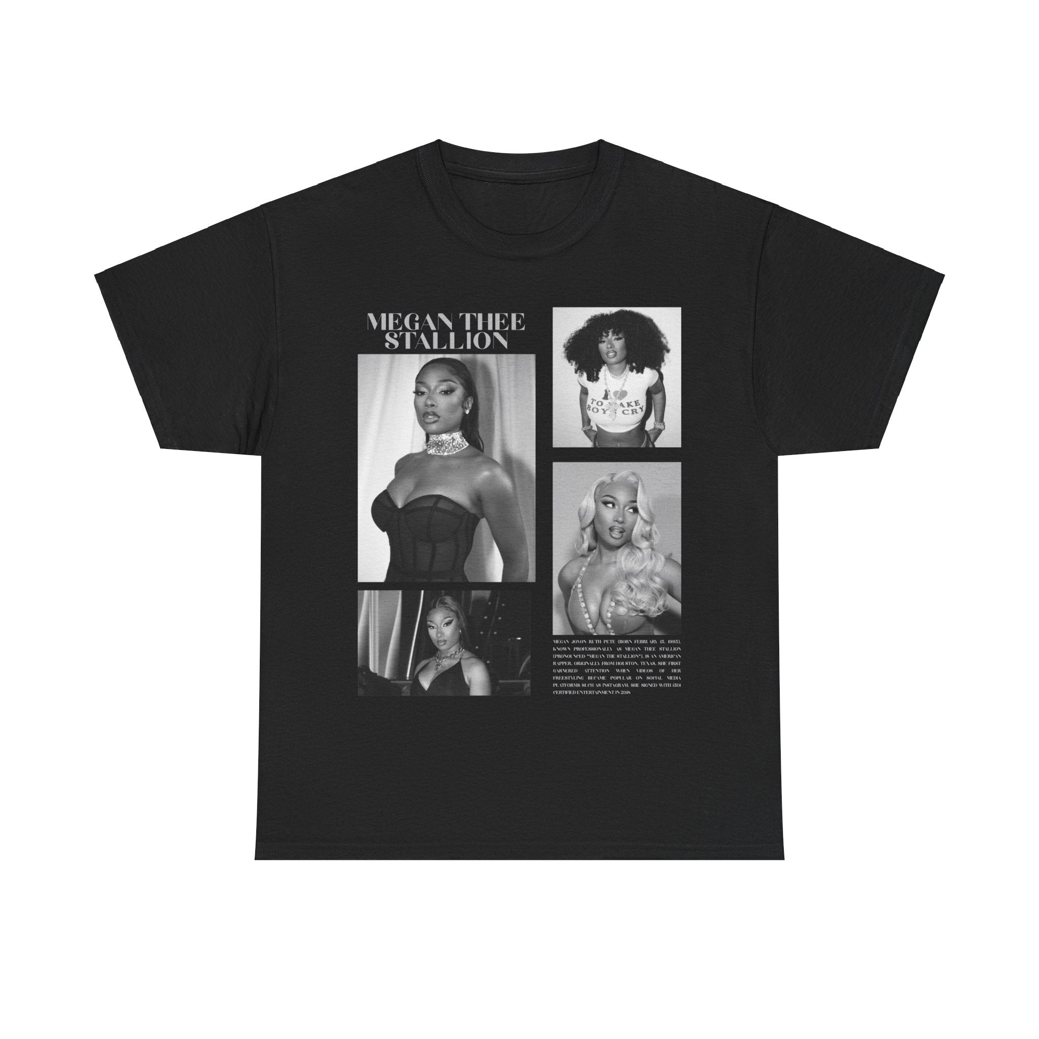 Megan Thee Stallion "Hot Girl Summer Tour" T-Shirt – Exclusive Design with Iconic Photos