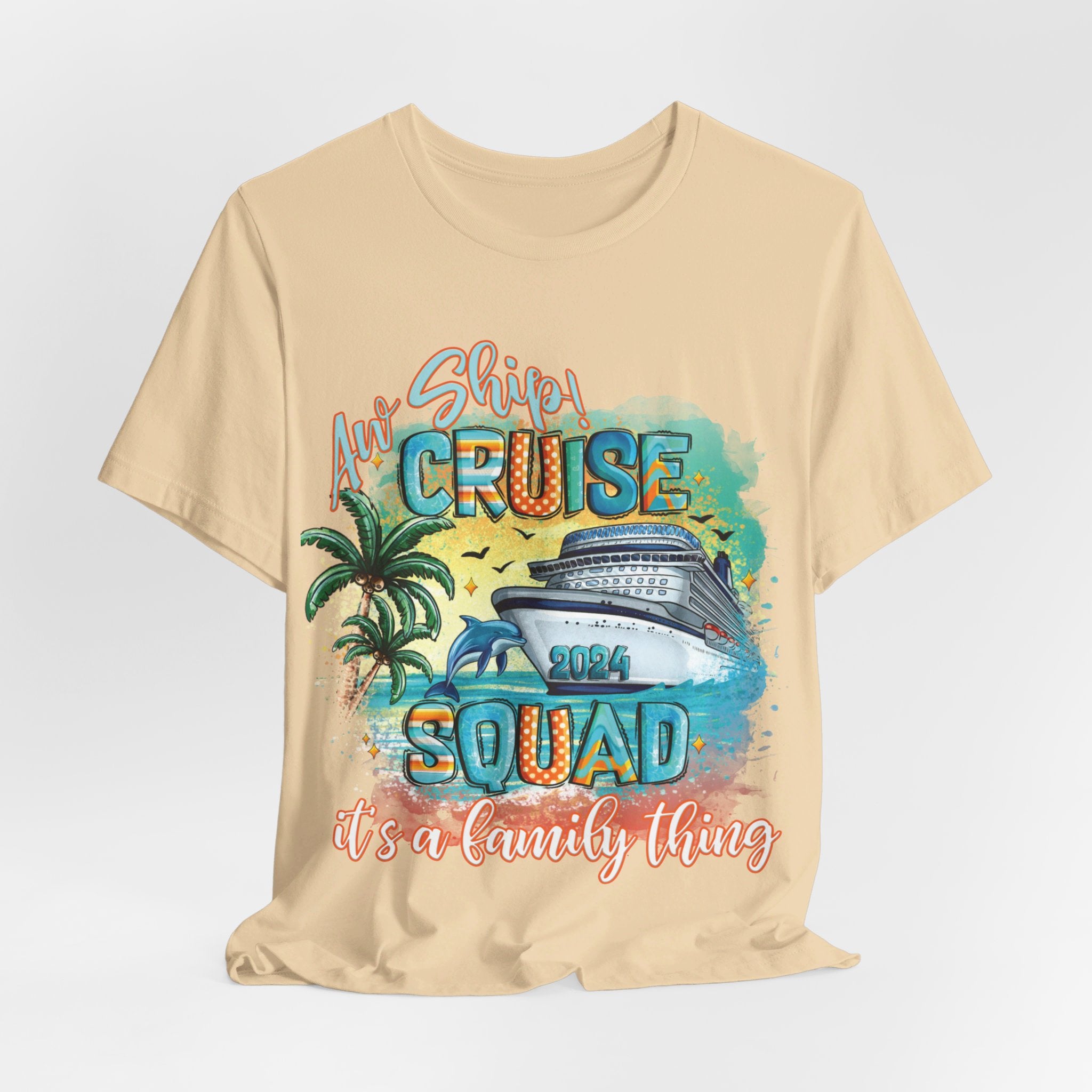 Aw Ship! Cruise Squad Unisex Jersey Short Sleeve Tee