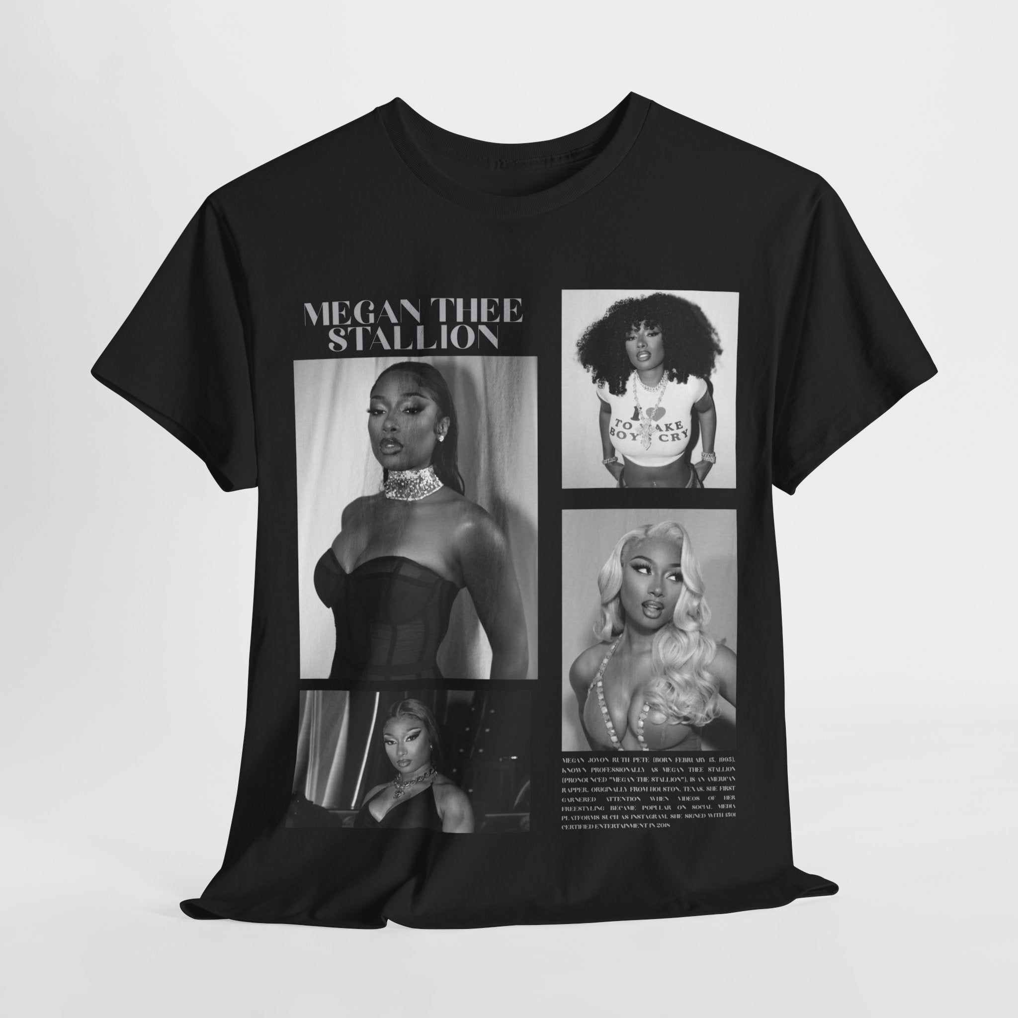 Megan Thee Stallion "Hot Girl Summer Tour" T-Shirt – Exclusive Design with Iconic Photos