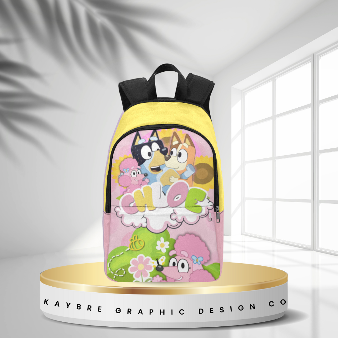 Bluey Customize Bookbag Girl