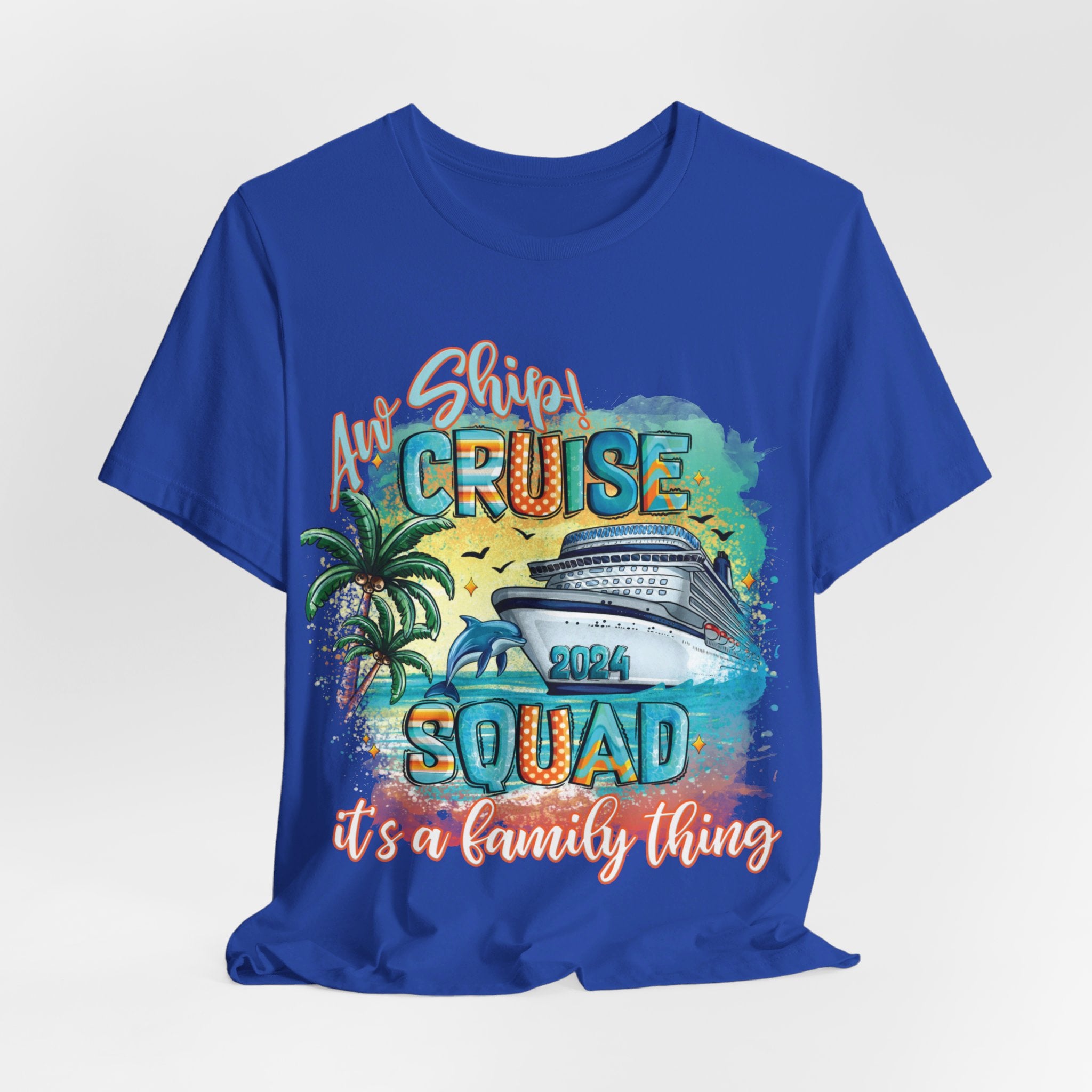 Aw Ship! Cruise Squad Unisex Jersey Short Sleeve Tee