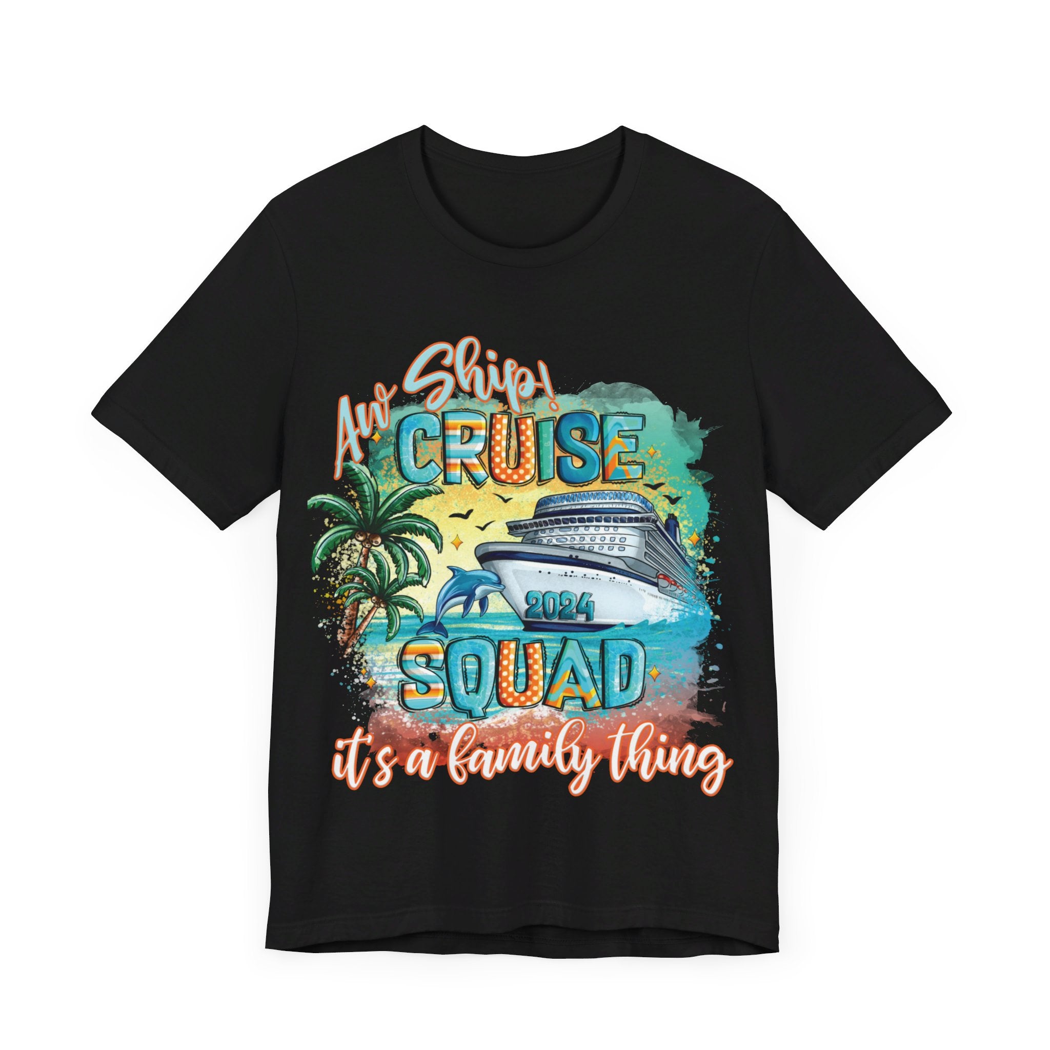 Aw Ship! Cruise Squad Unisex Jersey Short Sleeve Tee