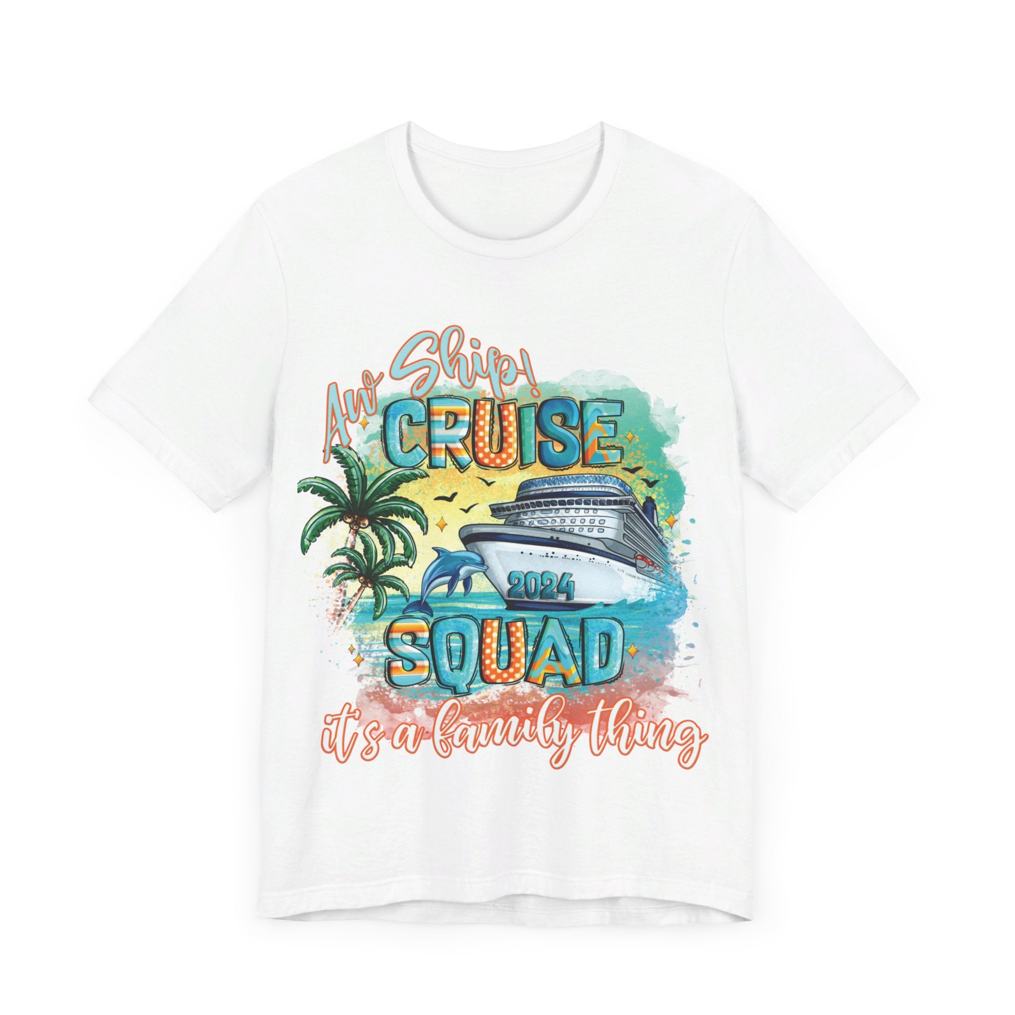 Aw Ship! Cruise Squad Unisex Jersey Short Sleeve Tee