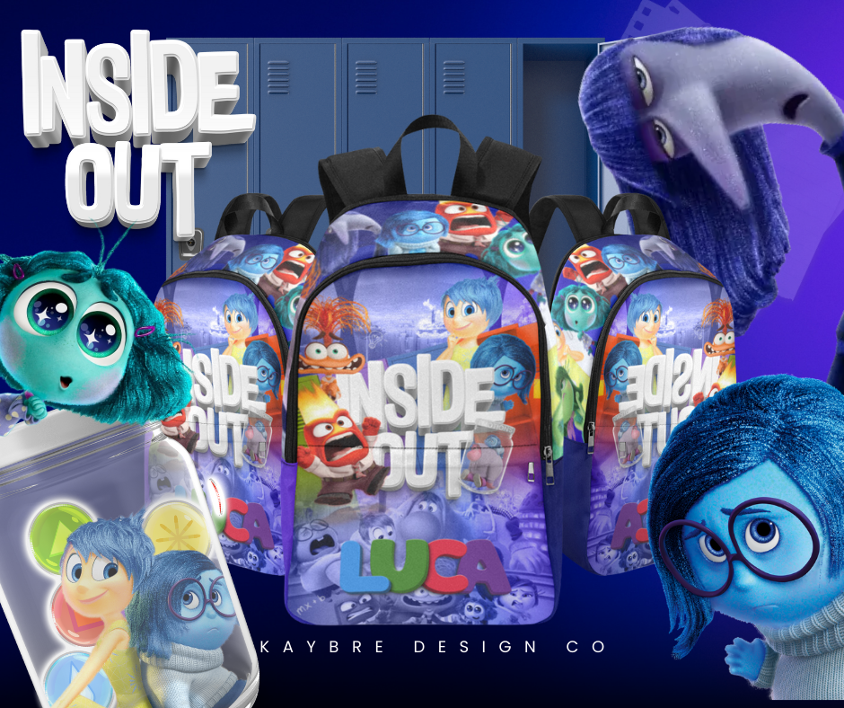 Inside Out Customize Bookbag