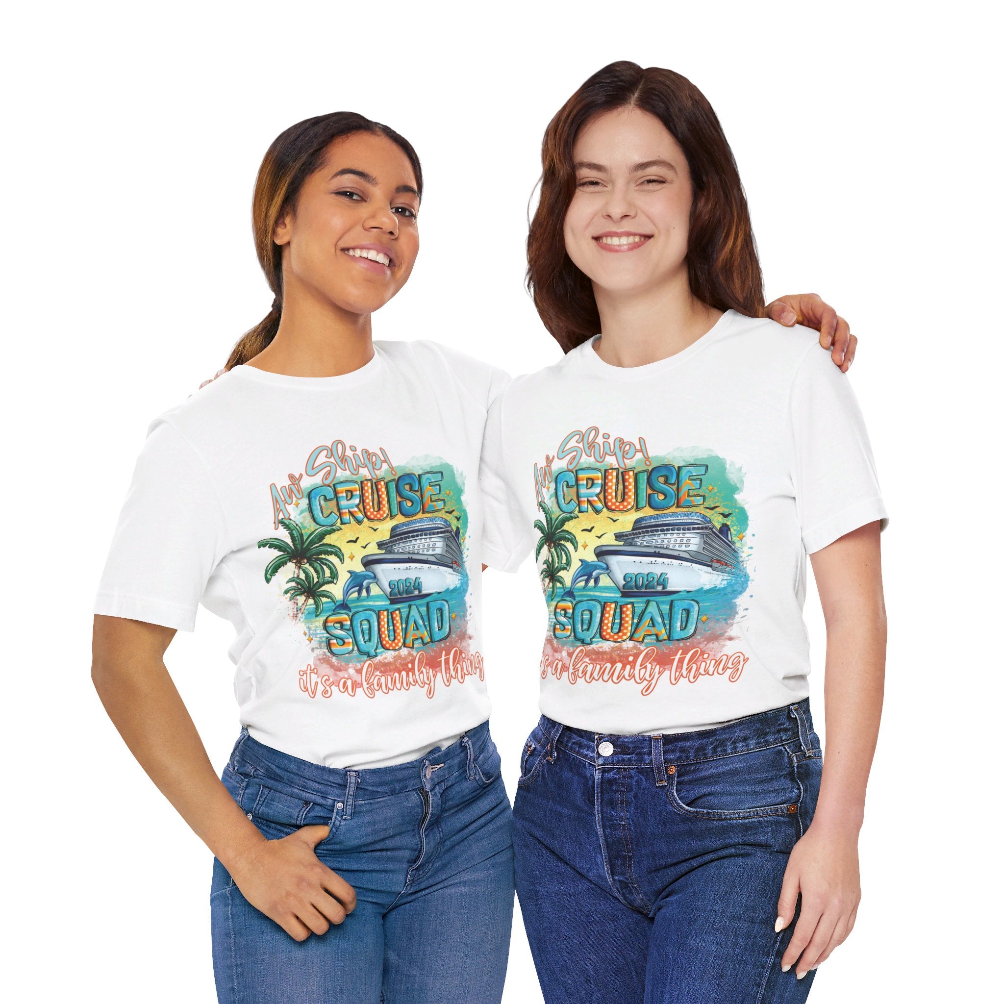 Aw Ship! Cruise Squad Unisex Jersey Short Sleeve Tee