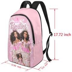 Bestie Black Barbie Personalize Backpack