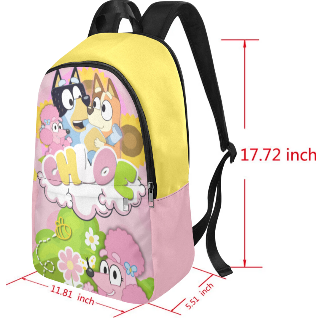 Bluey Customize Bookbag Girl