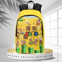 Mario Building Customize Bookbag