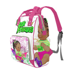 Green Fresh Princess Multi-Use Diaper Bag