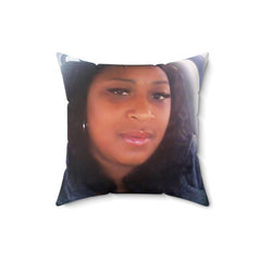 Customized Photo Spun Polyester Square Pillow