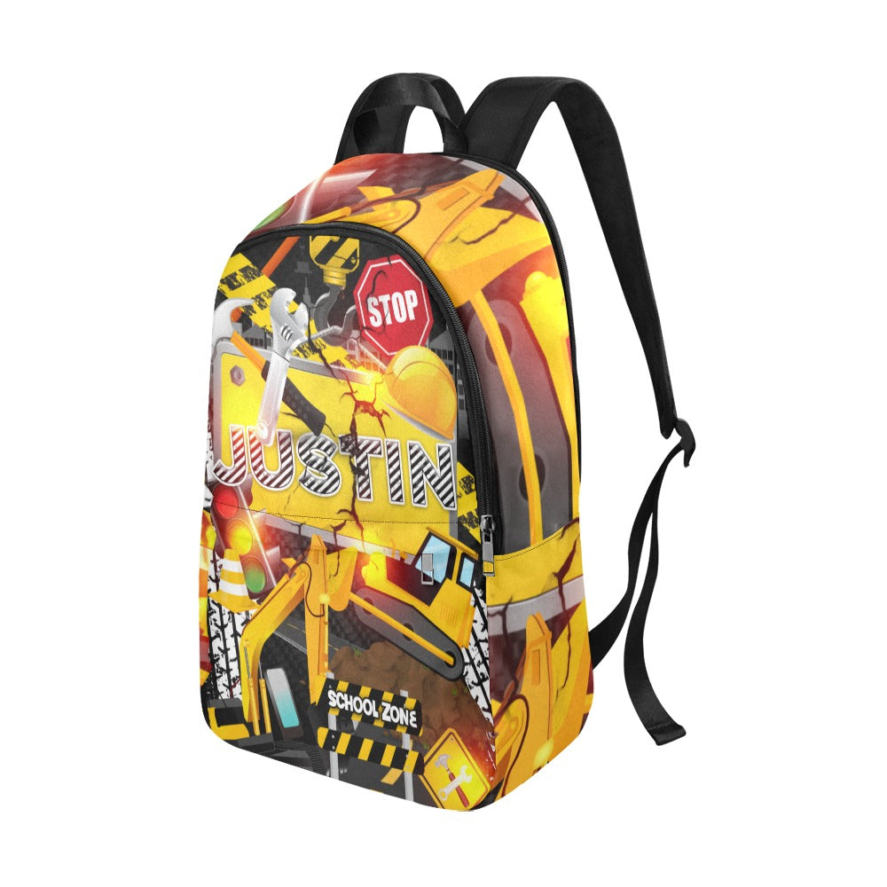 Construction Style Customize Bookbag