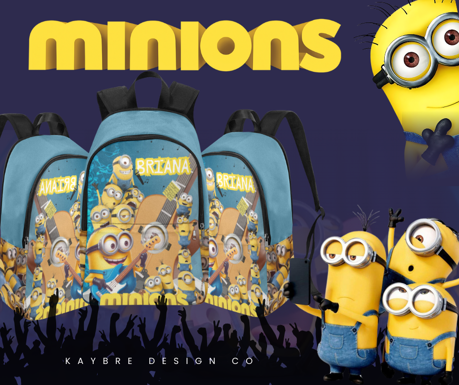 Minions 2 Customize Bookbag