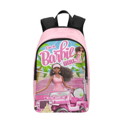 Black Barbie Tennis Customize Bookbag