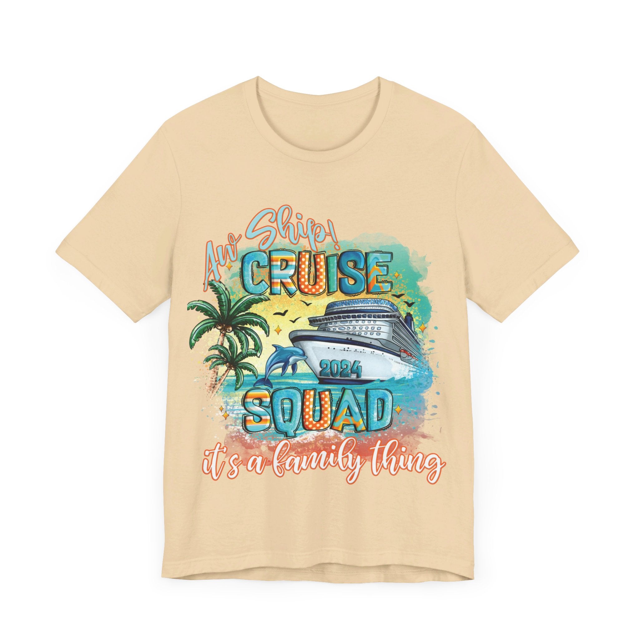 Aw Ship! Cruise Squad Unisex Jersey Short Sleeve Tee