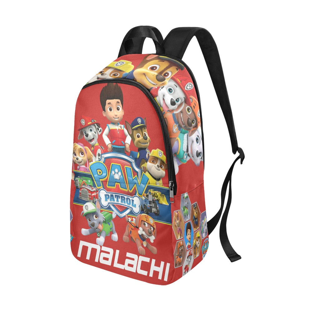 Customize Bookbag/Inspired Red Paw Patrol