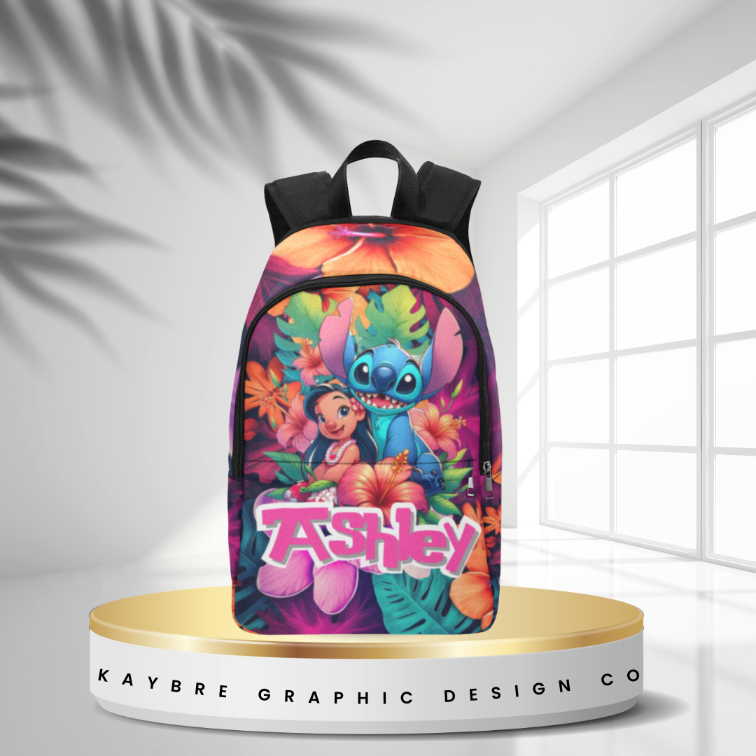 Lilo And Stitch Customize Bookbag