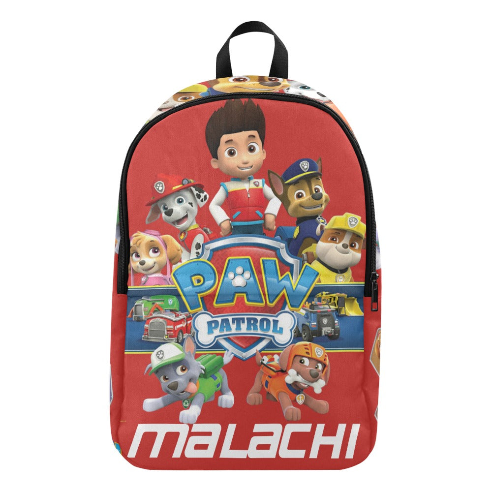 Customize Bookbag/Inspired Red Paw Patrol