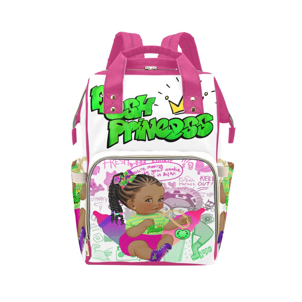 Green Fresh Princess Multi-Use Diaper Bag