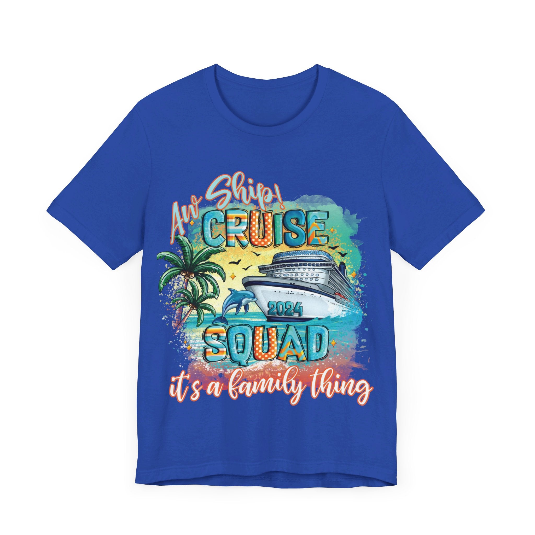 Aw Ship! Cruise Squad Unisex Jersey Short Sleeve Tee