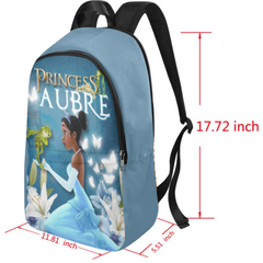 Princess And Frog Personalized Backpack