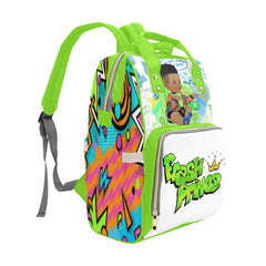 Green Fresh Prince Multi-Use Diaper Bag