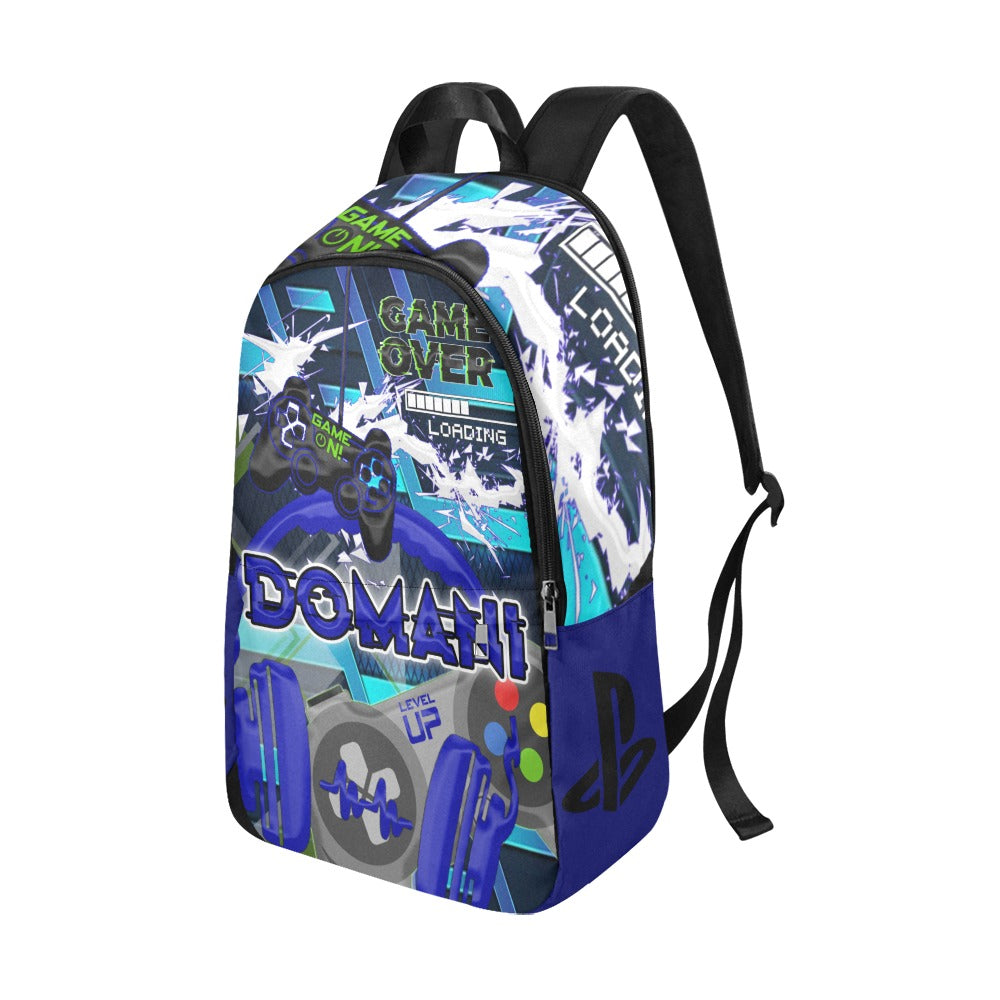 Blue Gaming Customize Bookbag