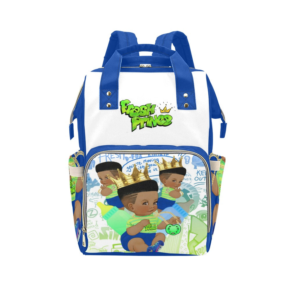 Blue Fresh Prince Multi-Use Diaper Bag