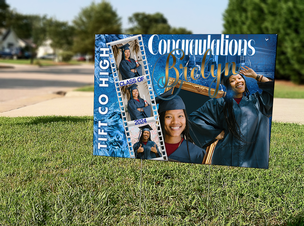 PHOTO FRAME YARD SIGN