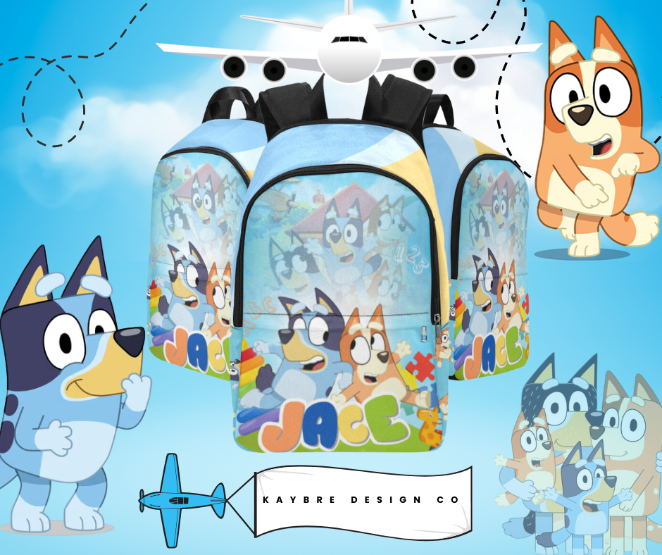 Bluey Customize Bookbag