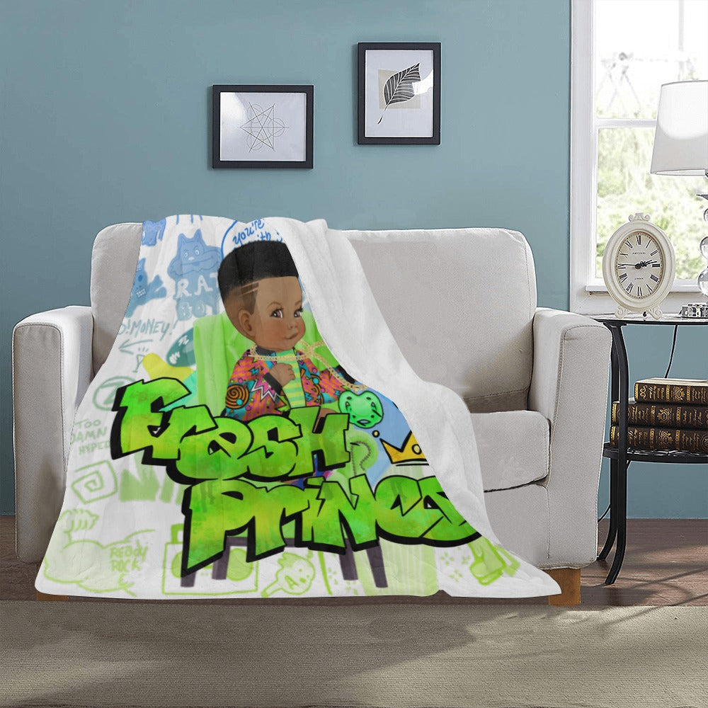 Fresh Prince Ultra-Soft Micro Fleece Baby Blanket 30''x40''