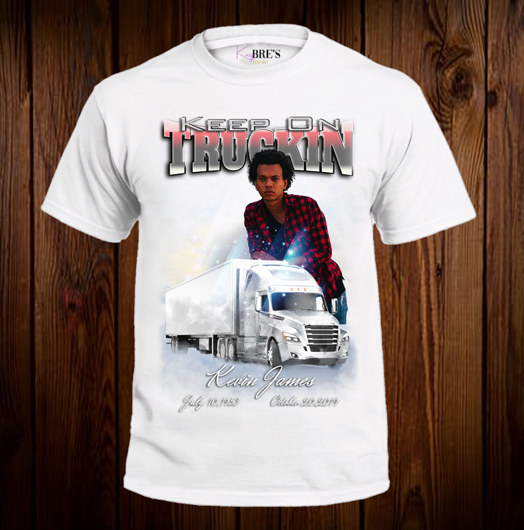 Keep Trucking Remembrance T-shirt (Truck Drivers)